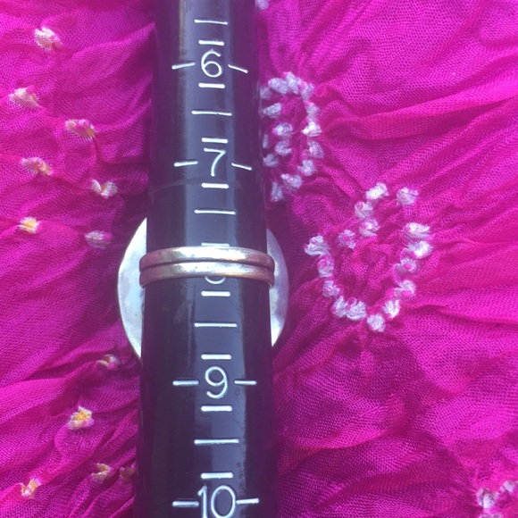 Stunning sterling/silver plate abalone ring - Picture 3 of 11